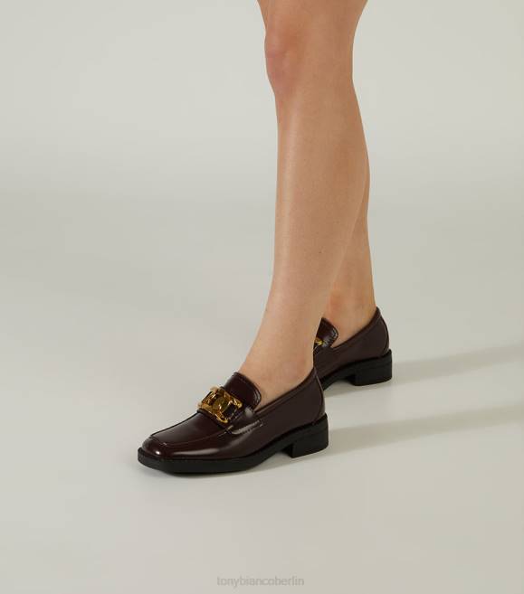 Slipper| de Tony Bianco Frauen Tia-Wohnungen Vino Hallo Glanz 4624595